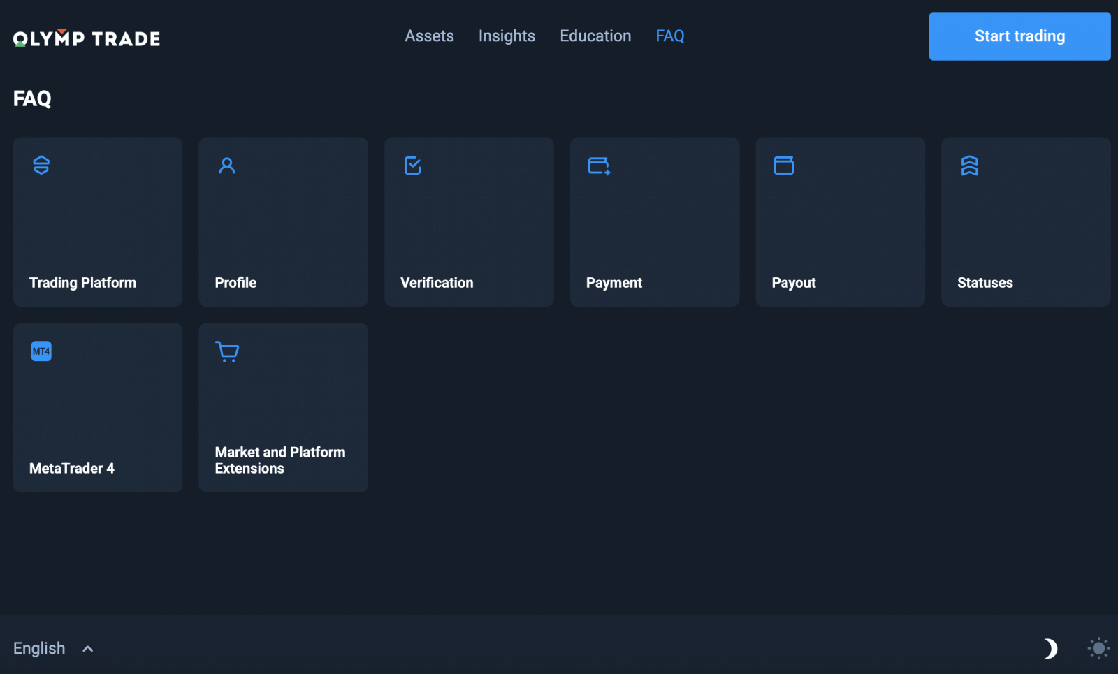 Чӣ тавр бо дастгирии Olymptrade тамос гирифтан мумкин аст
