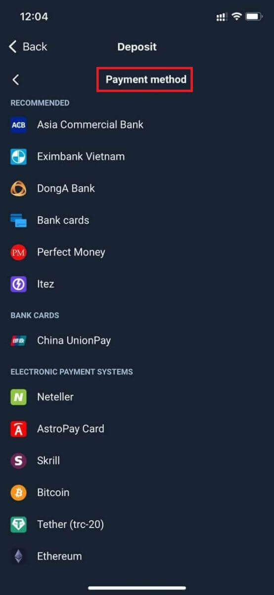 How to Deposit and Trade at Olymptrade