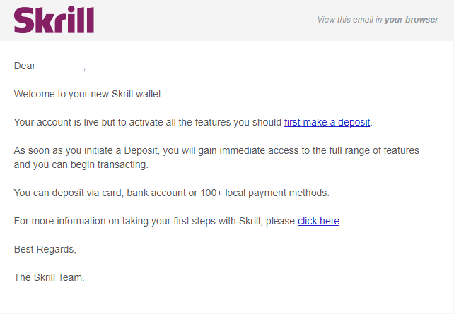 Como depositar e sacar dinheiro da Olymptrade com uma carteira eletrônica Skrill Como depositar e sacar dinheiro da Olymptrade com uma carteira eletrônica Skrill