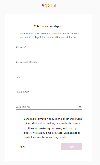 Como depositar e sacar dinheiro da Olymptrade com uma carteira eletrônica Skrill