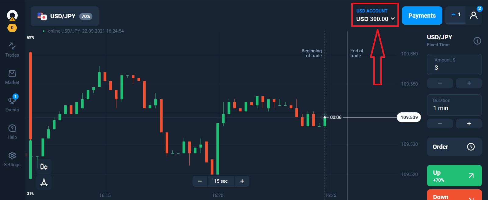 Olymptrade-де ақшаны қалай салуға болады