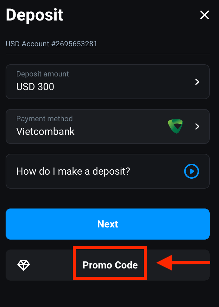 Ki jan yo depoze lajan nan Olymptrade atravè transfè labank