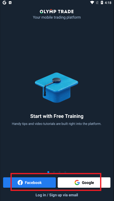 Како да преземете и инсталирате Olymptrade апликација за мобилен телефон (Android, iOS) Како да преземете и инсталирате Olymptrade апликација за мобилен телефон (Android, iOS)