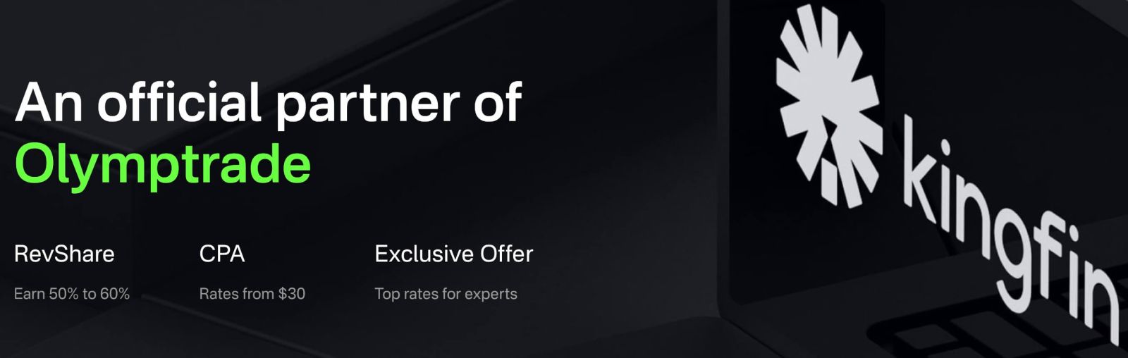 የተቆራኘ ፕሮግራምን እንዴት መቀላቀል እና በOlymptrade ውስጥ አጋር መሆን እንደሚቻል