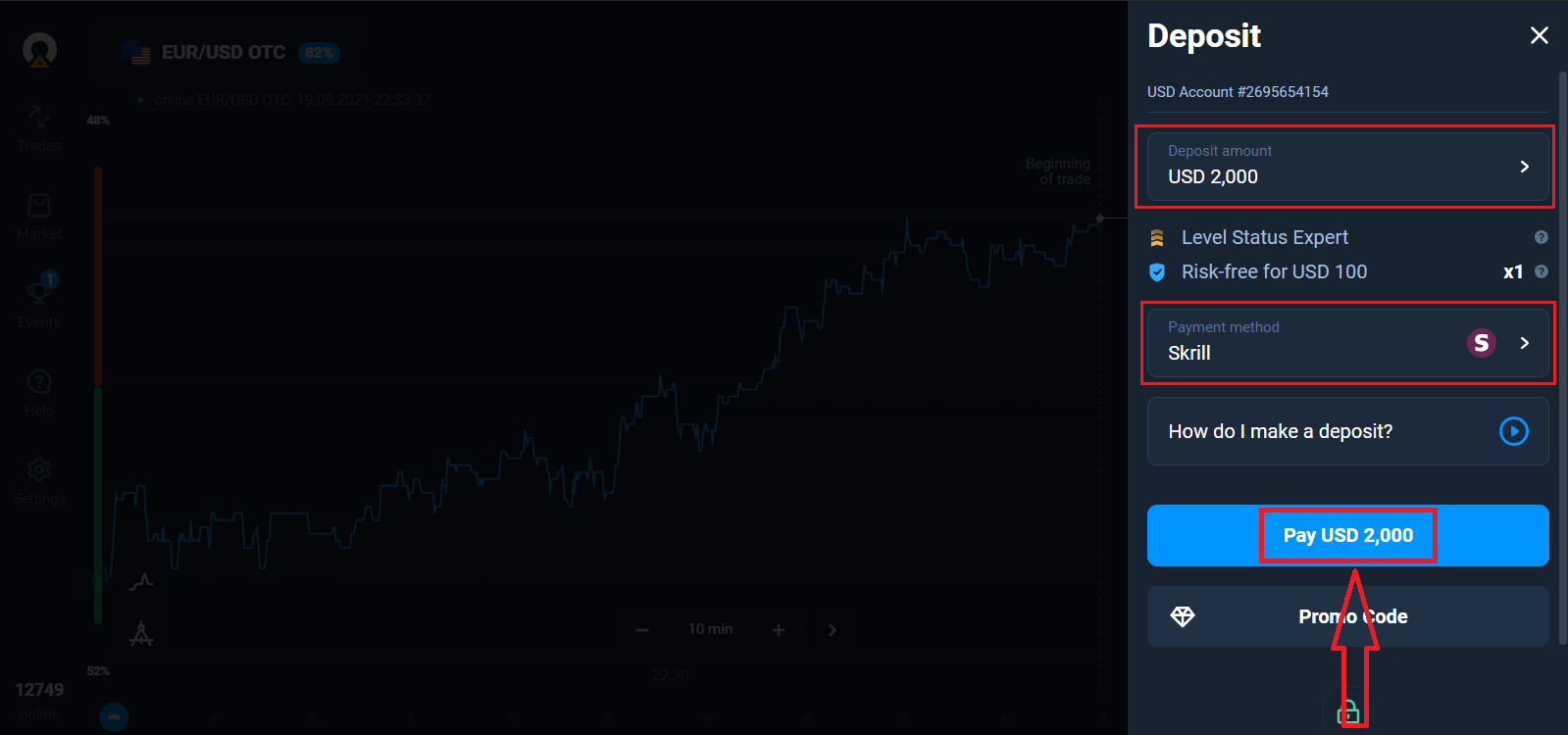 Hogyan regisztrálhat fiókot az Olymptrade-en