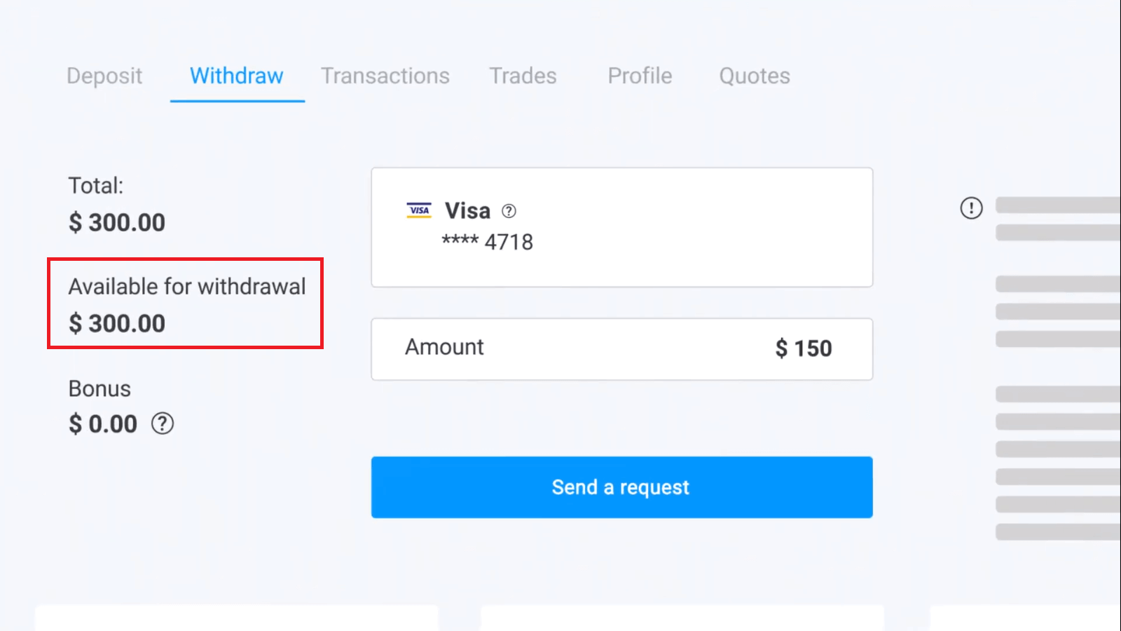 Olymptrade တွင်ငွေစာရင်းသွင်းခြင်းနှင့်ငွေထုတ်နည်း Olymptrade တွင်ငွေစာရင်းသွင်းခြင်းနှင့်ငွေထုတ်နည်း