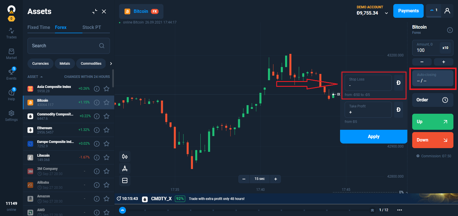 Hoe om Forex in Olymptrade te verhandel
