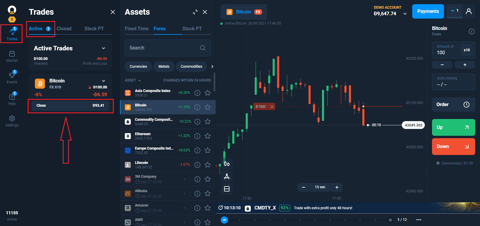 Hoe om Forex in Olymptrade te verhandel