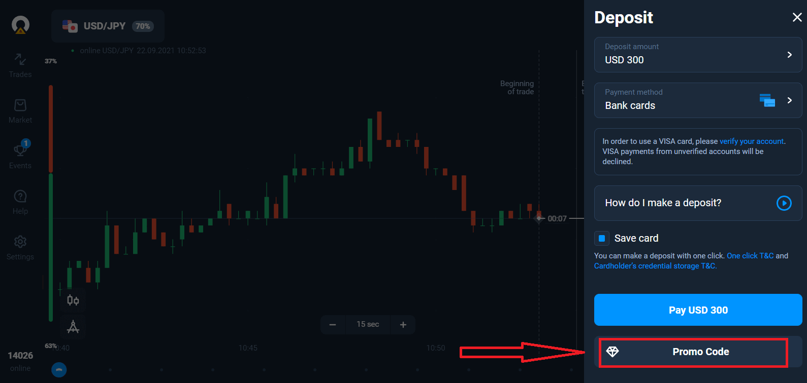 الإيداع والتداول على Olymptrade: تمويل حسابك وإجراء الصفقات
