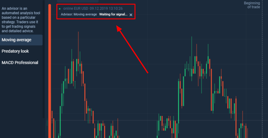 Olymptrade еркін сауда сигналдарына арналған жаңа кеңесші бағдарламасы