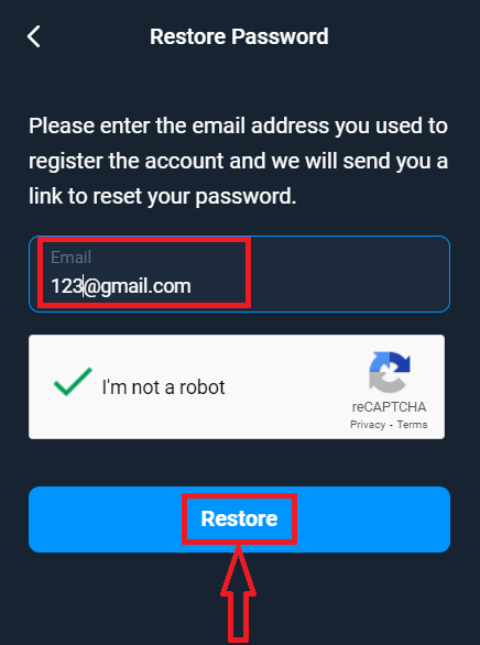 Processo de login e retirada da Olymptrade para saque da conta